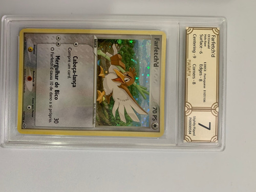 Carta Pokemon Farfetchd Esmeralda Mgs Psa 7